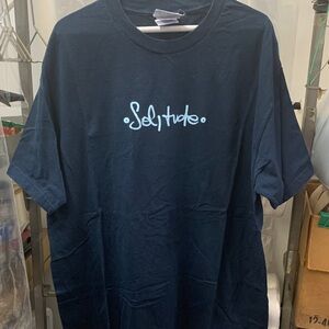 Solitude Navy Blue Short Sleeve Tee